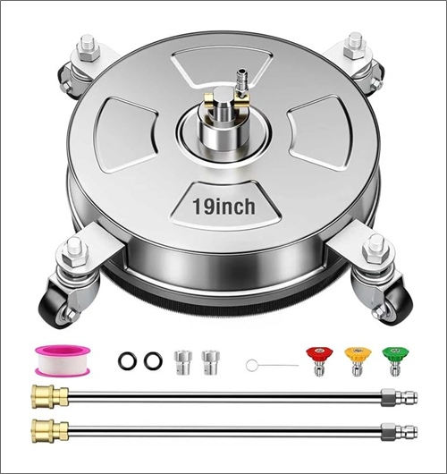 circular driveway cleaner