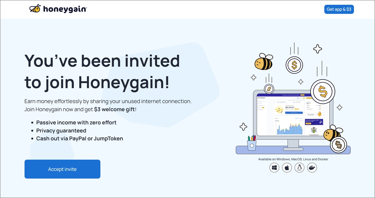 honeygain passive income