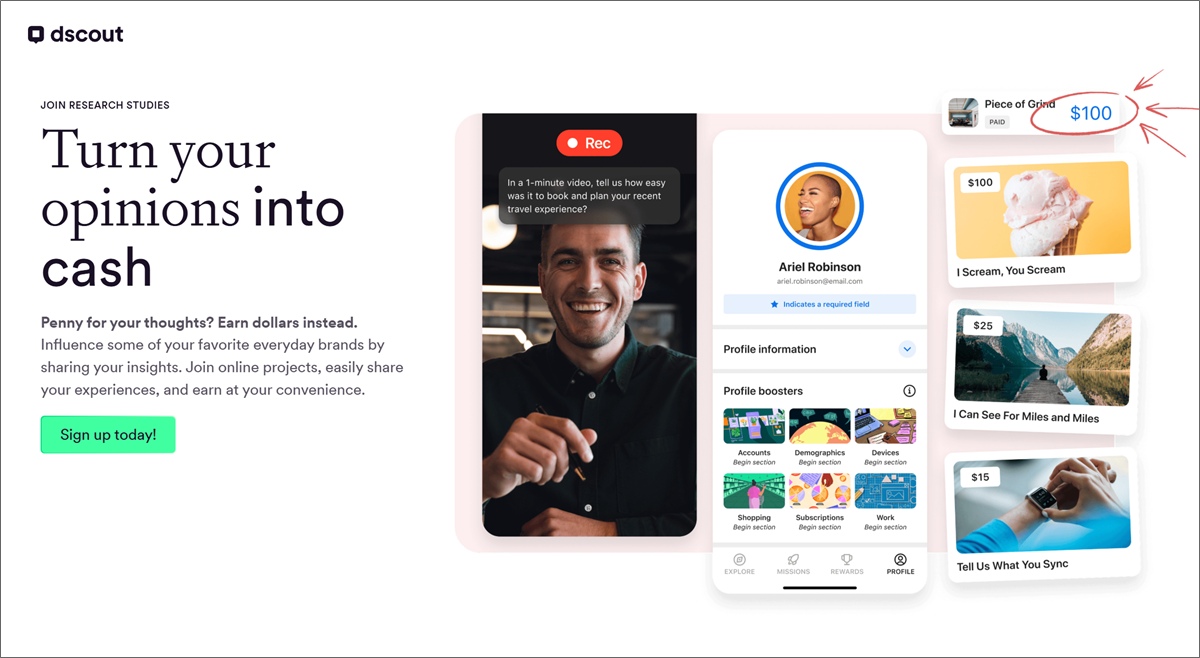 dscout homepage