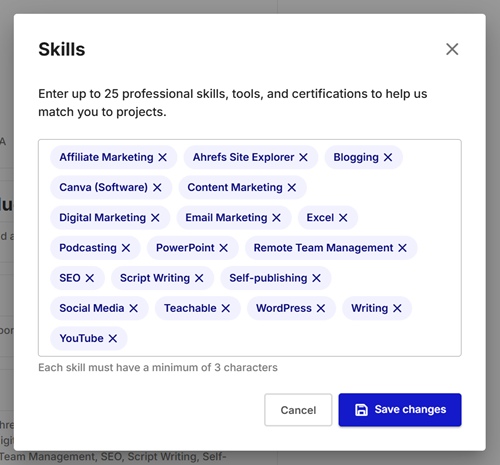 respondent participant skills