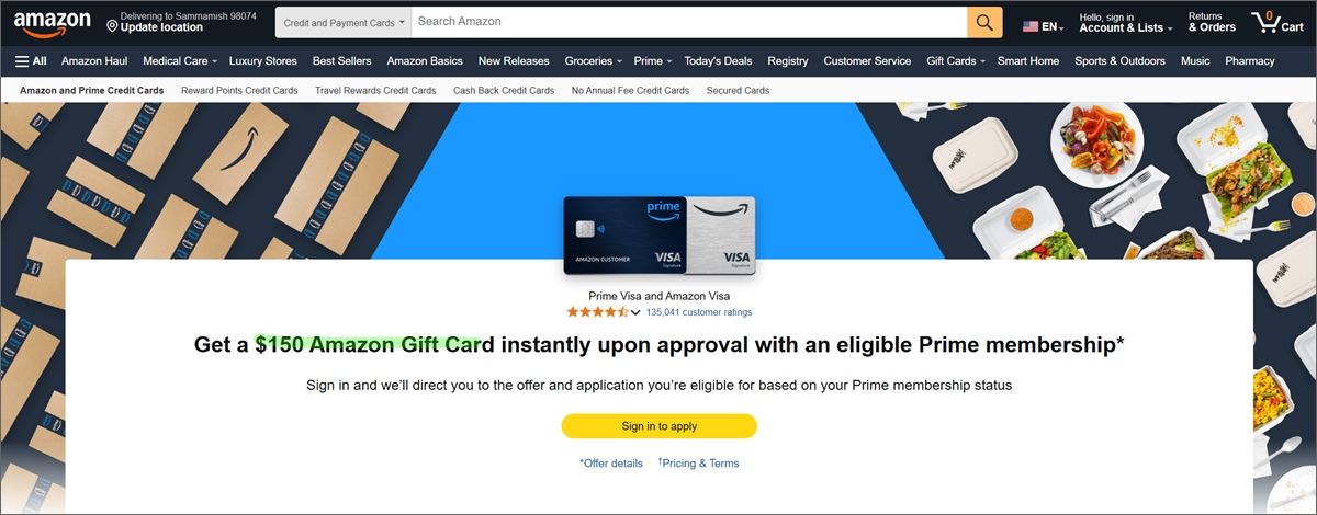 amazon prime visa