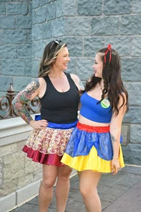 Samantha with Cara, the new Dottie for Running owner