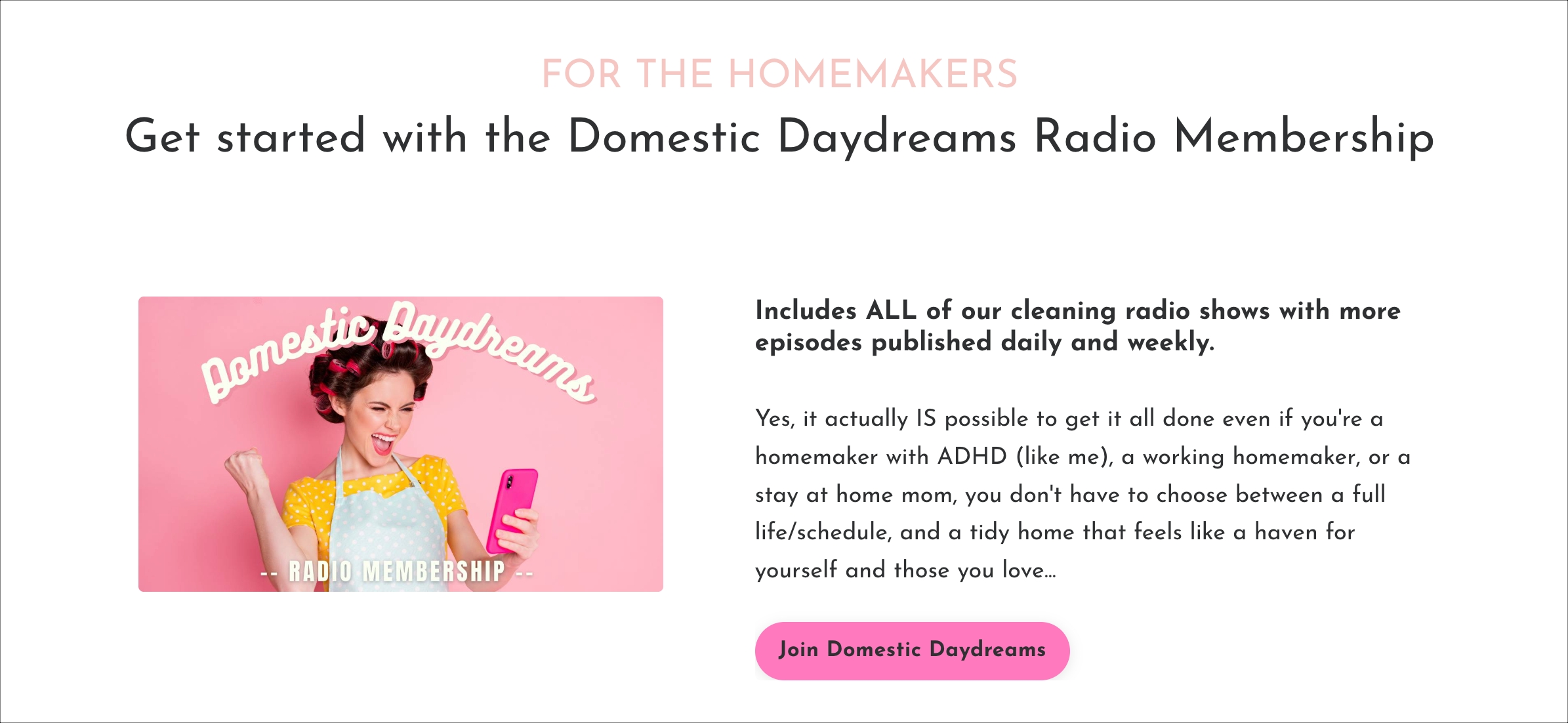 Domestic Daydreams Membership
