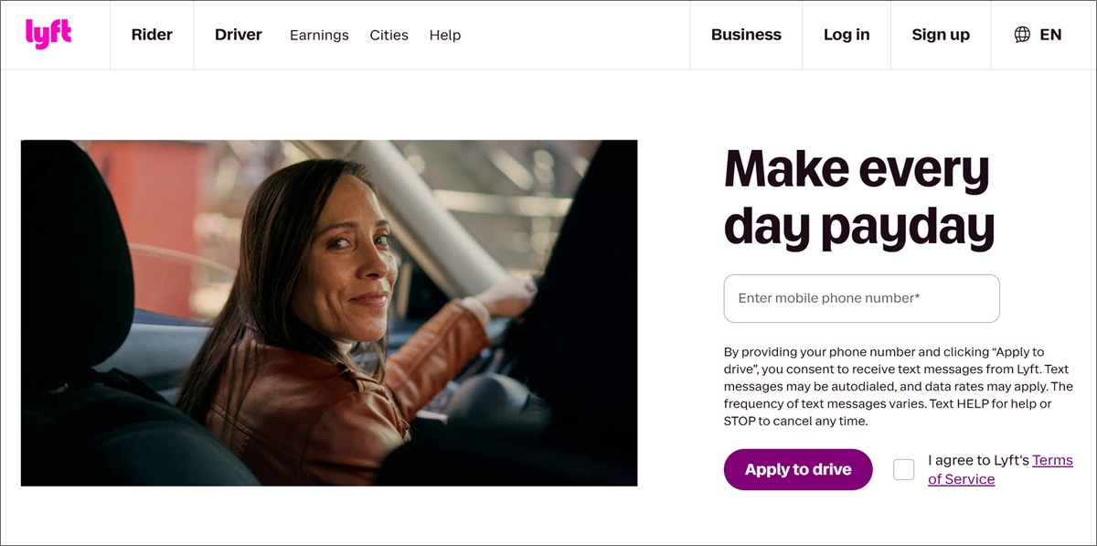 lyft driver app