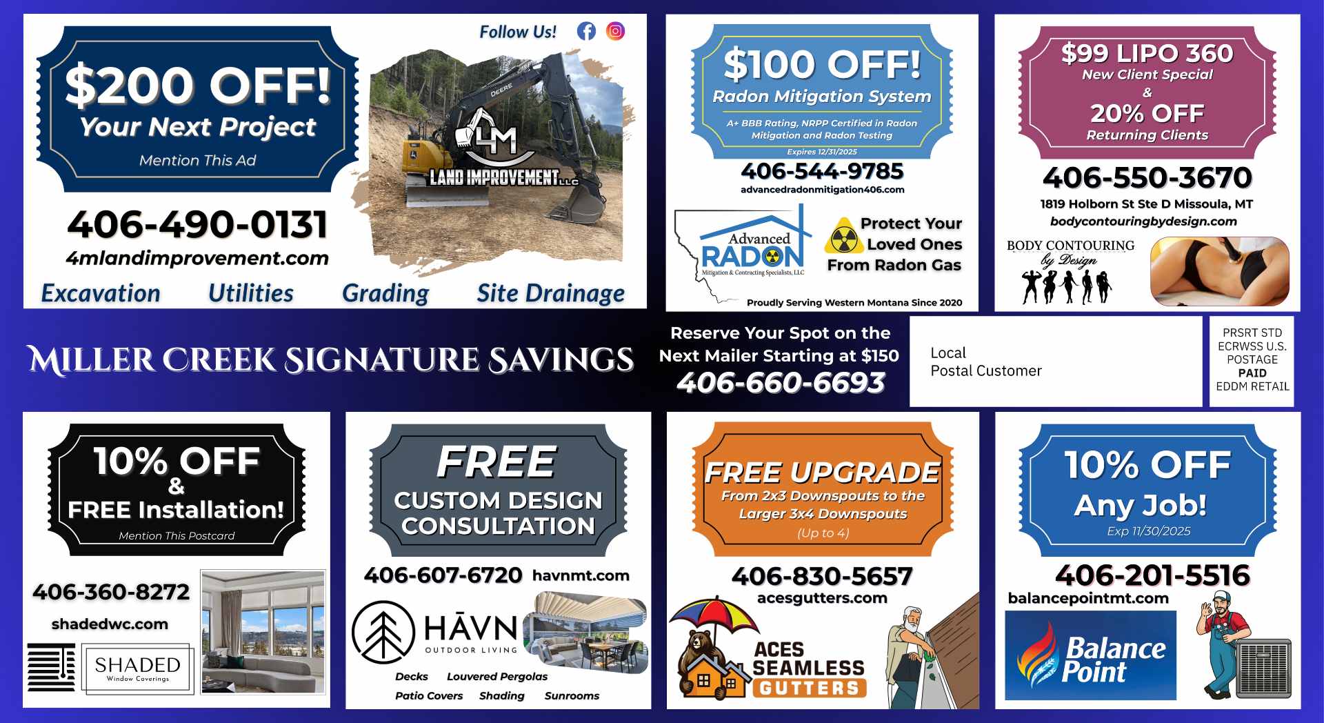 Postcard Samples Big Sky Automation