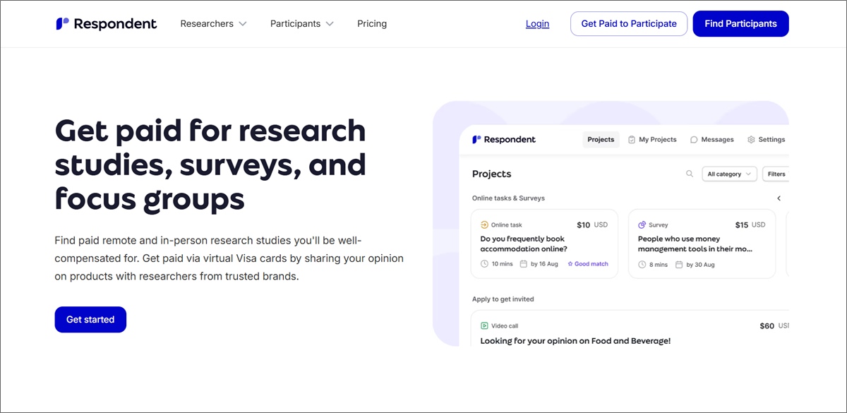 make extra money with respondent