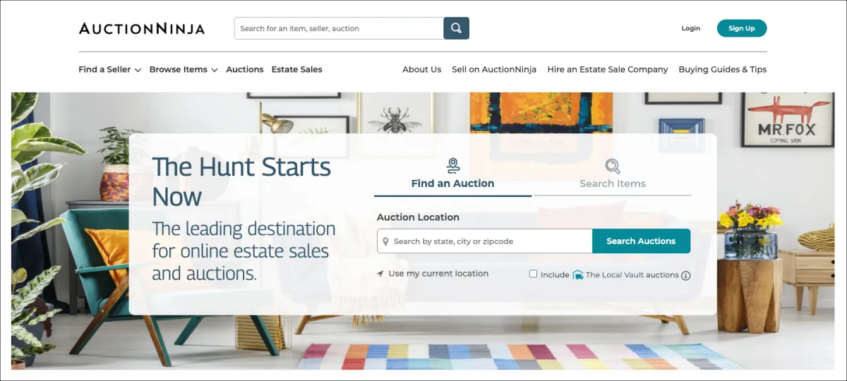 AuctionNinja Website