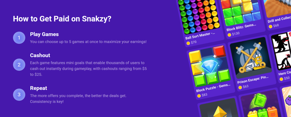 how does snakzy work