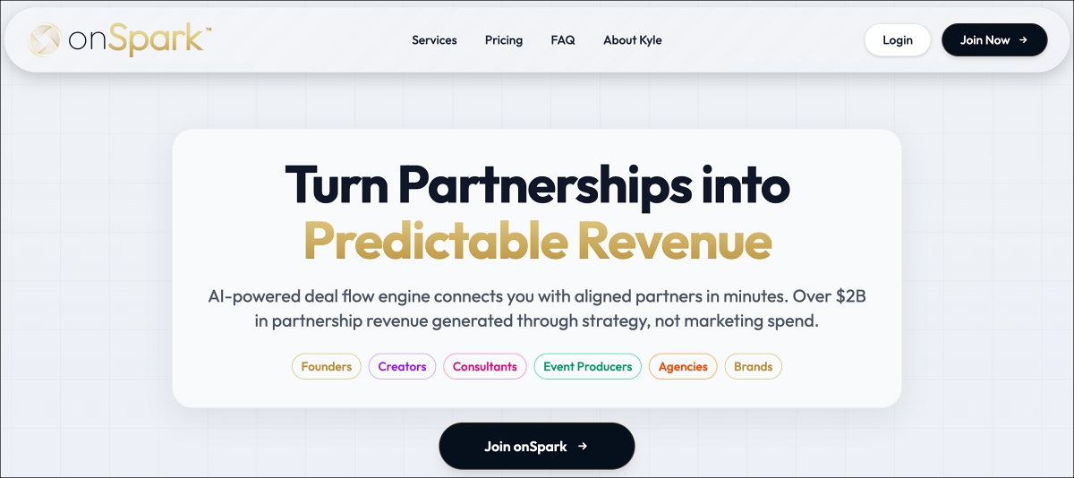 OnSpark.com website