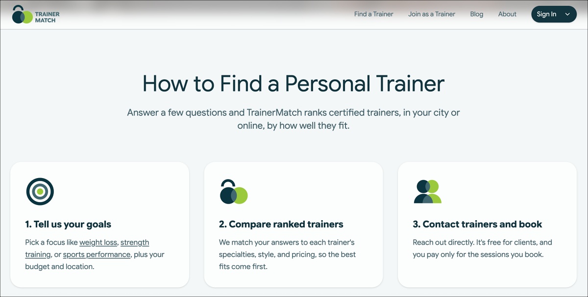TrainerMatch